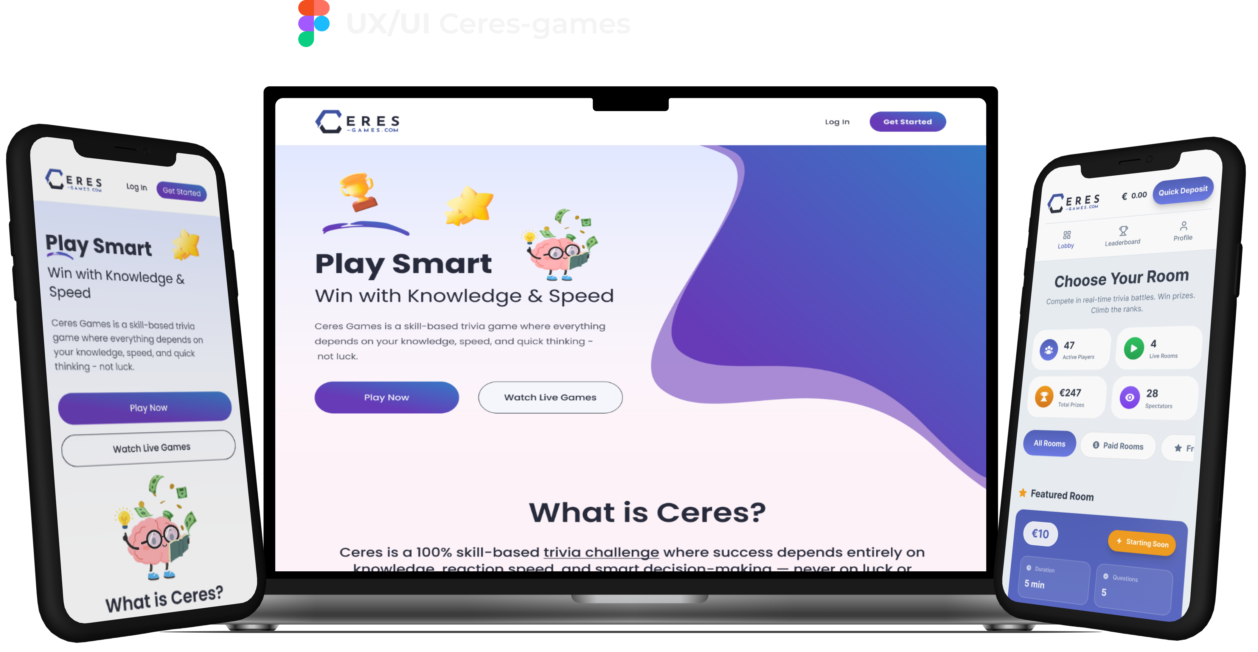Проект: Ceres-games.com - Спечелете със знания и скорост